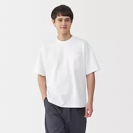 M's Cool touch wide-fit S/Slv T-shirt
