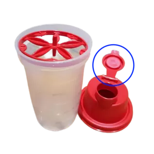 Replacement Hinged Cap for Tupperware Quick Shake