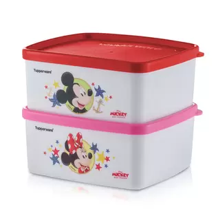 Mickey & Minnie Snack Box (2) 400ml