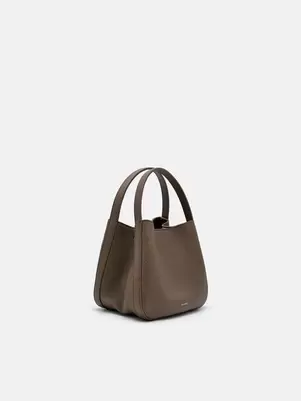 Dana Leather Bucket Bag