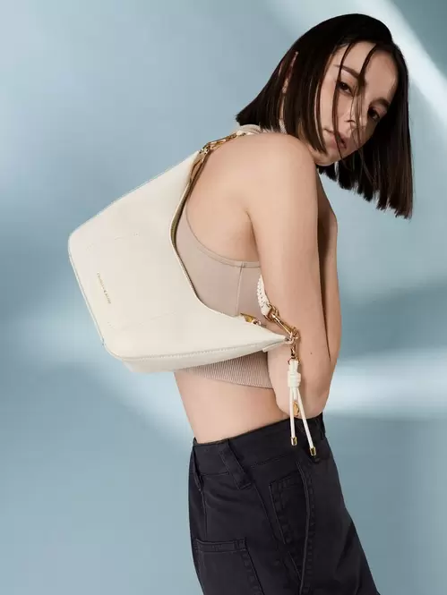 Everleigh Crossbody Bag  - cream