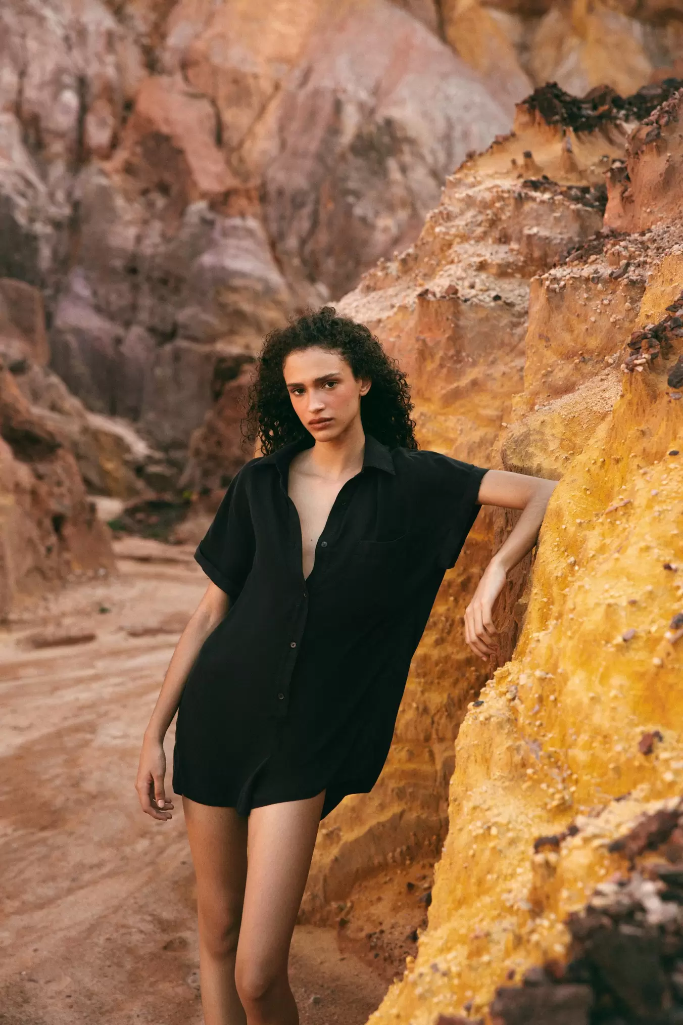 FLOWING JUMPSUIT WITH POCKETS