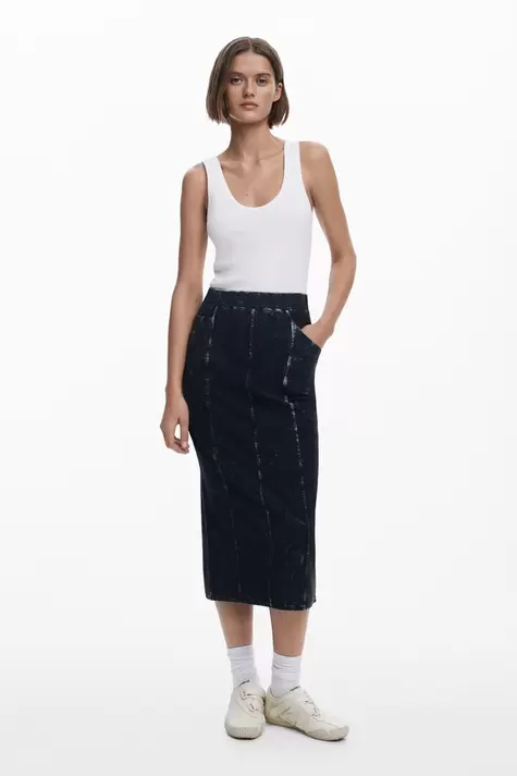 Combined midi dress