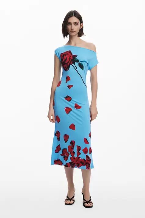 Tyler McGillivary petal Bardot dress