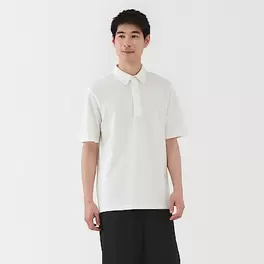 M's Cool touch pique Button down S/Slv polo shirt (ASEAN)