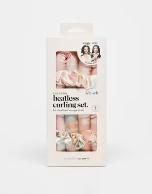 Kitsch Satin Heatless Hair Curling Kit