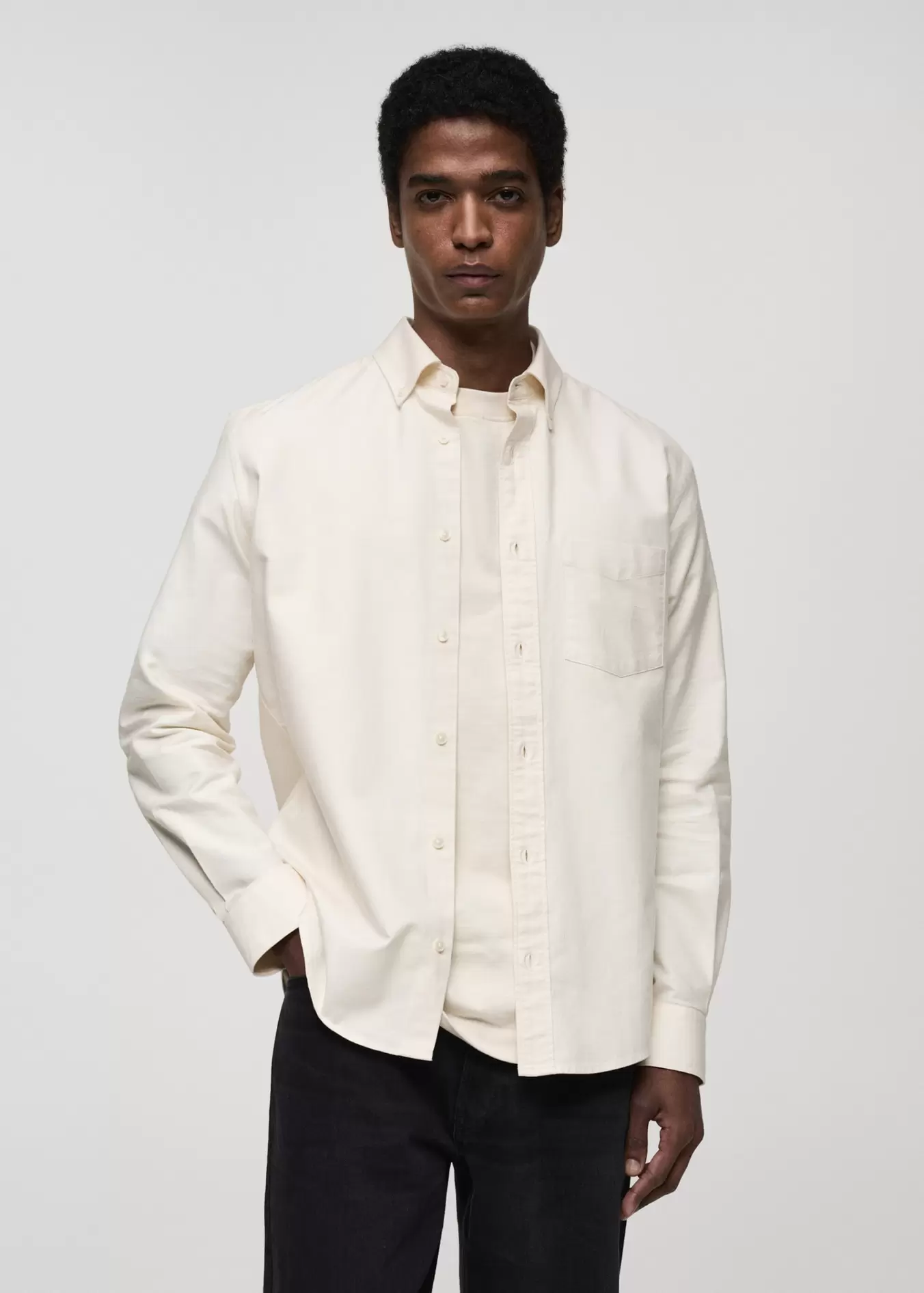 100% cotton Oxford shirt