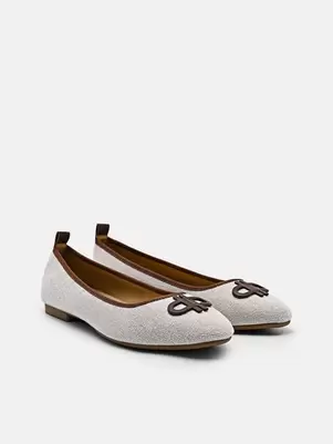 PEDRO Icon Leather Ballerina Flats