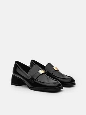 Jatte Leather Heel Loafers
