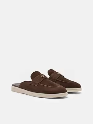Suede Mules