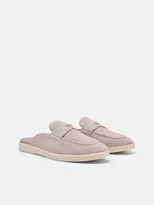 Suede Mules