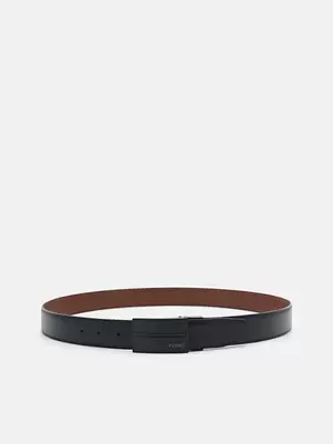 Leather Reversible Tang Belt