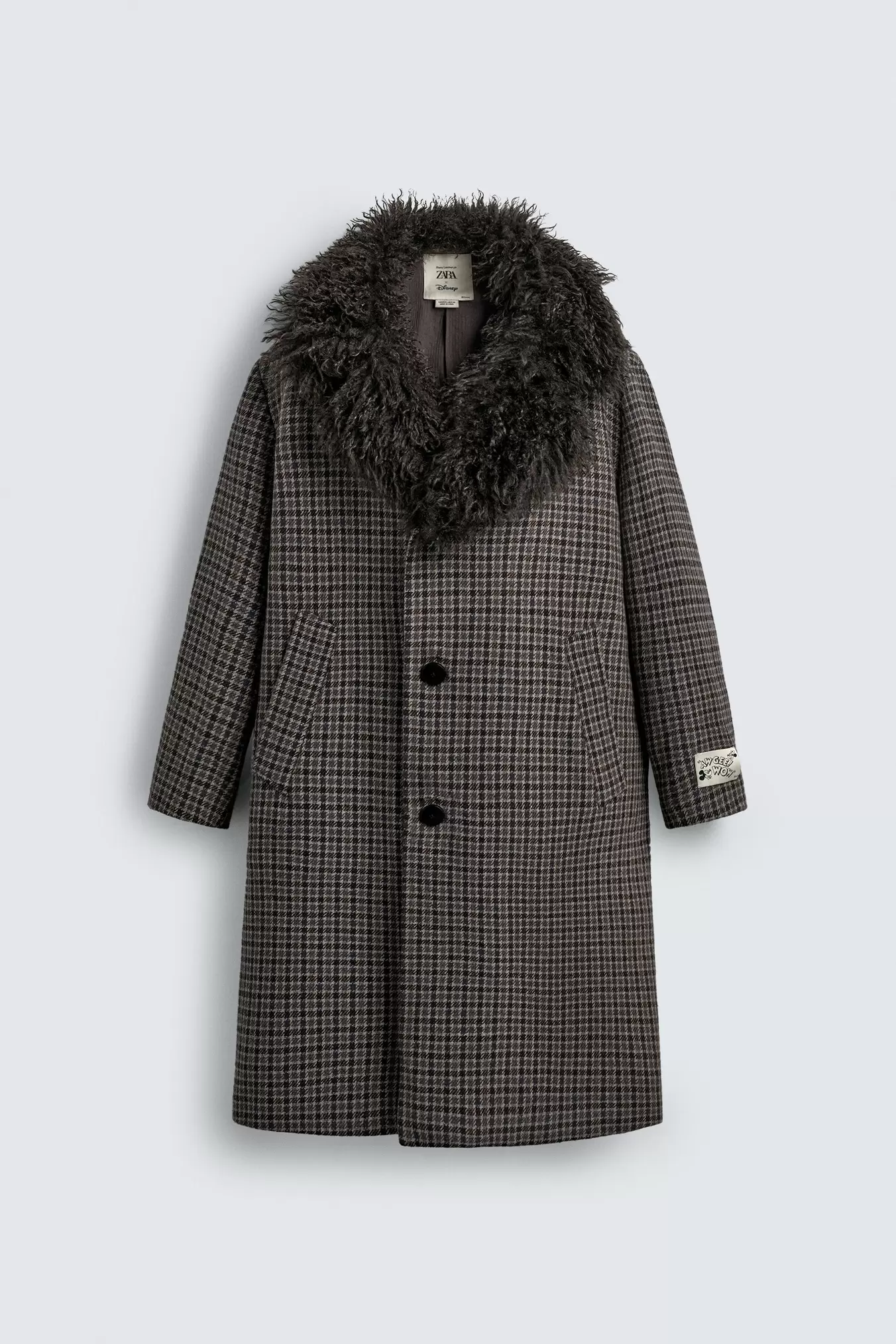 CHECK COMBINED COAT HARRY LAMBERT FOR ZARA X DISNEY