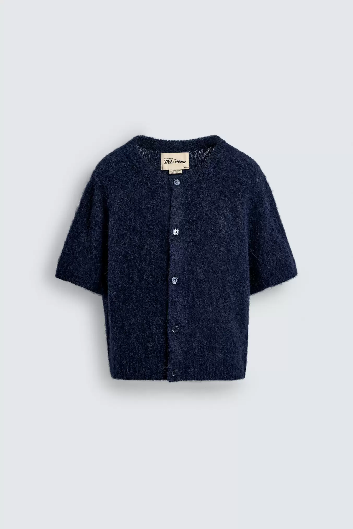 TEXTURED CARDIGAN HARRY LAMBERT FOR ZARA X DISNEY