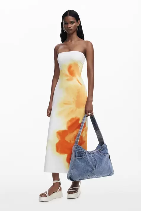 Large denim bag