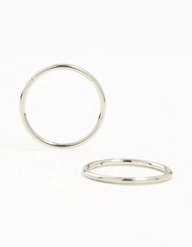 Surgical Steel Medium Sleeper Earrings 12 mm
