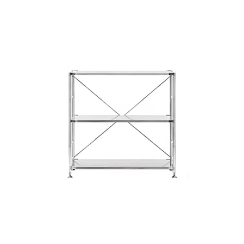 Stainless Steel Unit Shelf Set (Wide S, W86xD41xH83cm)