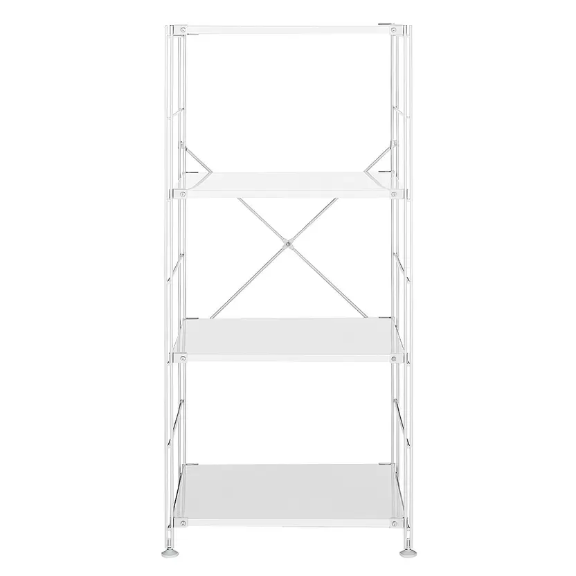 Steel Unit Shelf Set, Light Grey (Set M, W58xD41xH120cm)