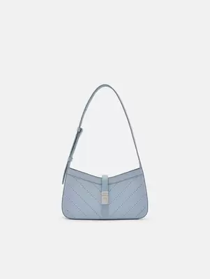 PEDRO Studio Farida Perforated Leather Shoulder Bag