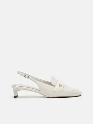 PEDRO Studio Leather Slingback Pumps