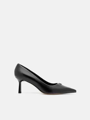 Leather Heel Pumps