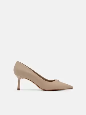 Leather Heel Pumps