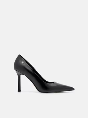 Leather Heel Pumps