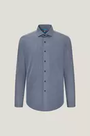 Non-Iron Dry Stretch Smart Fit Herringbone Semi Solid Shirt
