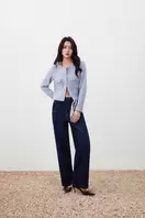 Jacquard Knit Cardigan