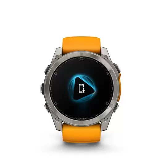 Garmin fenix 8 51mm AMOLED Sapphire/Titanium - (SparkOrange/Graphite)