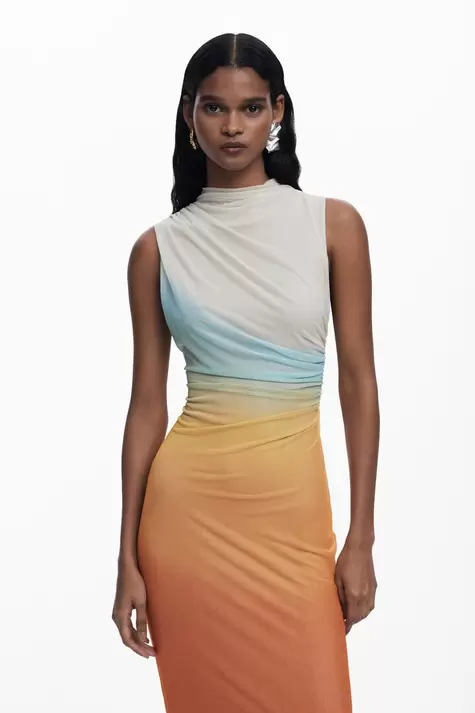 Ombre tulle dress
