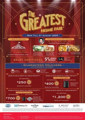 Metro catalogue | The Greatest Homefair August 2025 | 2025-07-21T00:00:00.000Z - 2025-08-31T00:00:00.000Z