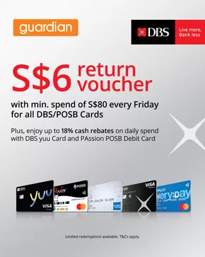 Guardian catalogue in Singapore | Our best offers for you | 2025-07-17T00:00:00.000Z - 2025-07-31T00:00:00.000Z