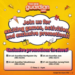 Guardian catalogue in Singapore | Attractive special offers for everyone | 2025-07-19T00:00:00.000Z - 2025-07-27T00:00:00.000Z
