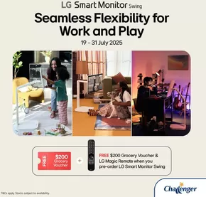 Challenger catalogue in Singapore | Our best offers for you | 2025-07-19T00:00:00.000Z - 2025-07-31T00:00:00.000Z