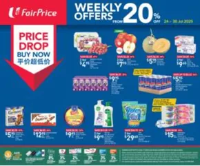 FairPrice catalogue in Singapore | Price Drop Buy Now - Weekly Offers From 20% Off | 2025-07-24T00:00:00.000Z - 2025-07-30T00:00:00.000Z