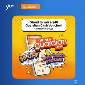 Guardian catalogue in Singapore | Great offer for bargain hunters | 2025-07-26T00:00:00.000Z - 2025-07-30T00:00:00.000Z