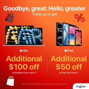 Challenger catalogue in Singapore | Current special promotions | 2025-07-29T00:00:00.000Z - 2025-09-27T00:00:00.000Z