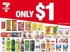 7 Eleven catalogue in Singapore | $1 Deals | 2025-07-30T00:00:00.000Z - 2025-08-12T00:00:00.000Z