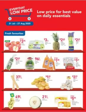 FairPrice catalogue in Singapore | Everyday Low Price | 2025-07-31T00:00:00.000Z - 2025-08-27T00:00:00.000Z