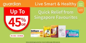 Guardian catalogue in Singapore | Current bargains and offers | 2025-07-31T00:00:00.000Z - 2025-08-13T00:00:00.000Z