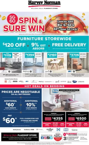 Harvey Norman catalogue in Singapore | Harvey Norman promotion | 2025-08-02T00:00:00.000Z - 2025-08-06T00:00:00.000Z