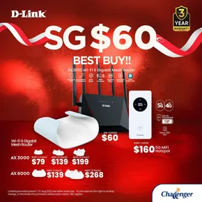 Challenger catalogue in Singapore | Discover attractive offers | 2025-08-01T00:00:00.000Z - 2025-08-31T00:00:00.000Z