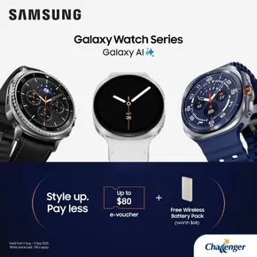 Challenger catalogue in Singapore | Great discounts on selected products | 2025-08-01T00:00:00.000Z - 2025-09-05T00:00:00.000Z