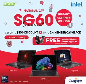 Challenger catalogue in Singapore | Top deals for all customers | 2025-08-08T00:00:00.000Z - 2025-08-17T00:00:00.000Z