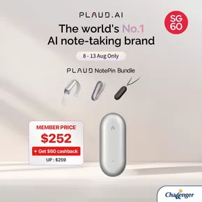 Challenger catalogue in Singapore | Attractive special offers for everyone | 2025-08-08T00:00:00.000Z - 2025-08-13T00:00:00.000Z