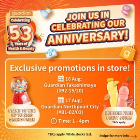 Guardian catalogue in Singapore | Top deals for all customers | 2025-08-16T00:00:00.000Z - 2025-08-17T00:00:00.000Z