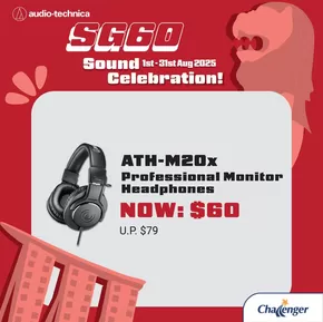 Challenger catalogue in Singapore | Great discounts on selected products | 2025-08-01T00:00:00.000Z - 2025-08-31T00:00:00.000Z