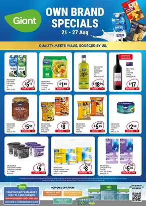 Giant catalogue in Singapore | Own Brand Specials | 2025-08-21T00:00:00.000Z - 2025-08-27T00:00:00.000Z