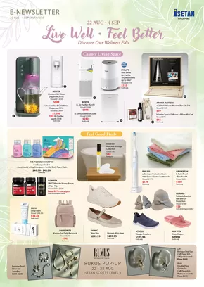 Isetan catalogue | Current bargains and offers | 2025-08-22T00:00:00.000Z - 2025-09-04T00:00:00.000Z